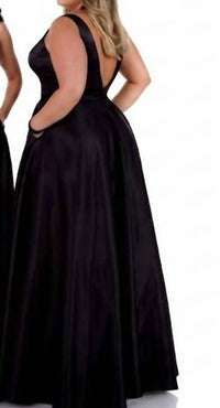 Karishma Creations Women's Prom Dress in black 1 - women's dress - detail view