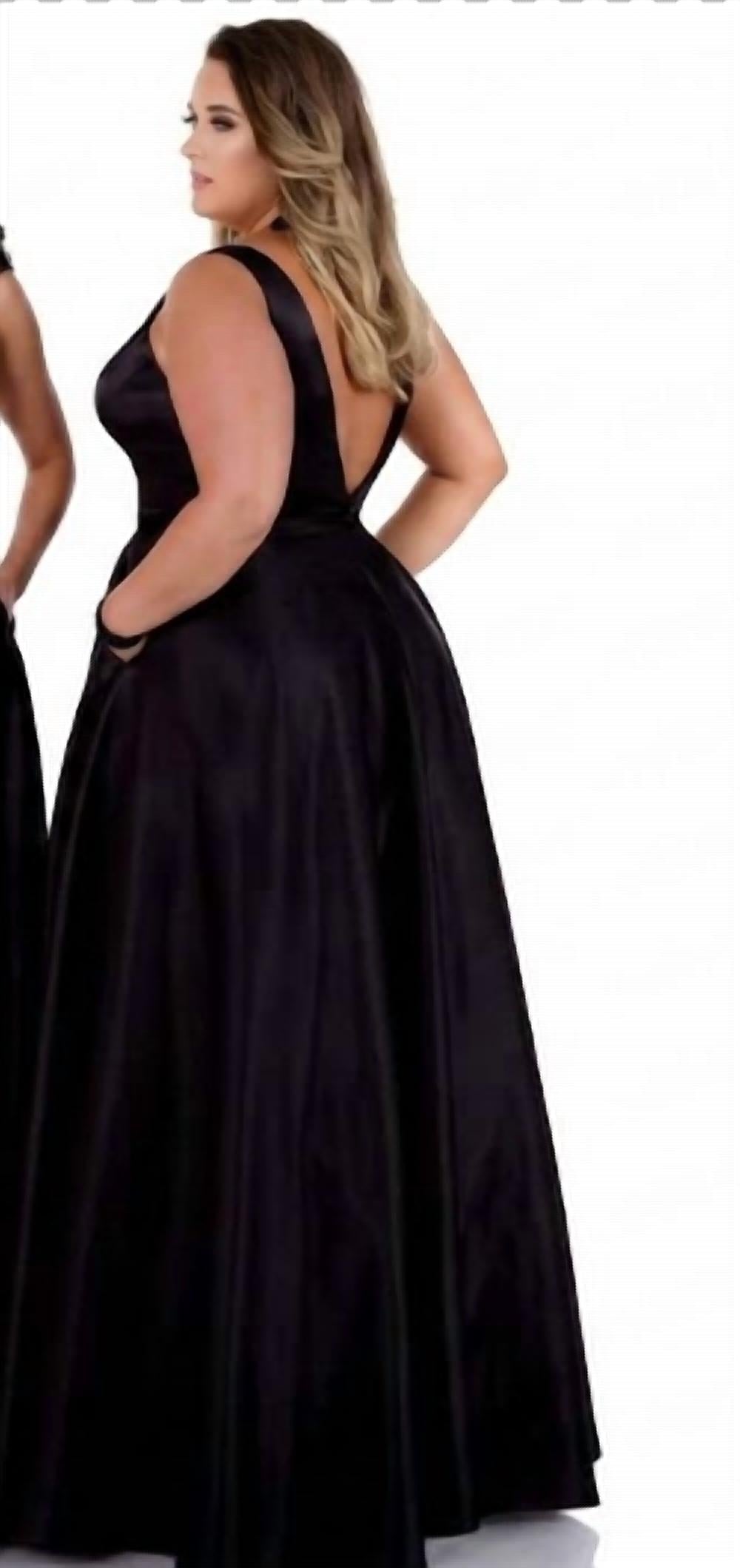 Karishma Creations Women's Prom Dress in black 1 - women's dress - alternate view