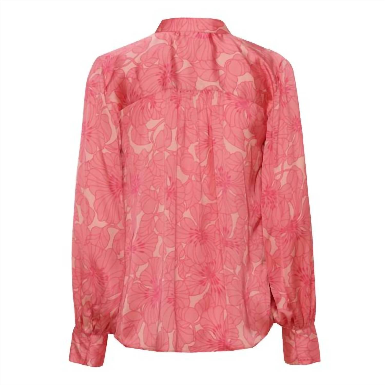 Karmamia Cornelia Shirt in gardenia pink - women's blouse - alternate view