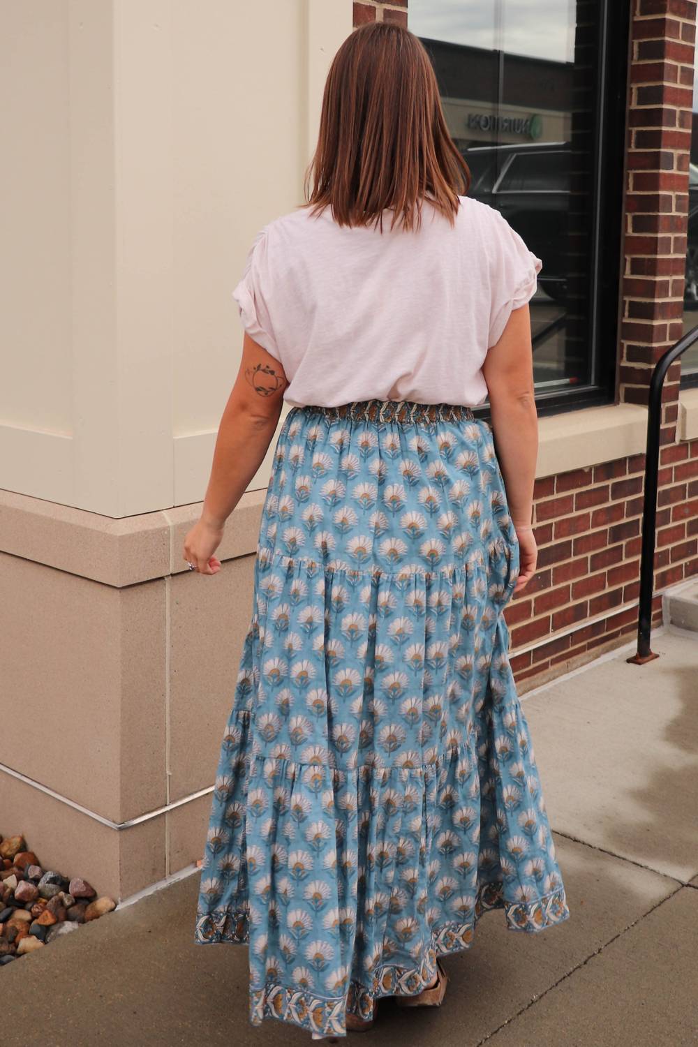 Victoria Dunn - Oliver Floral Tiered Skirt