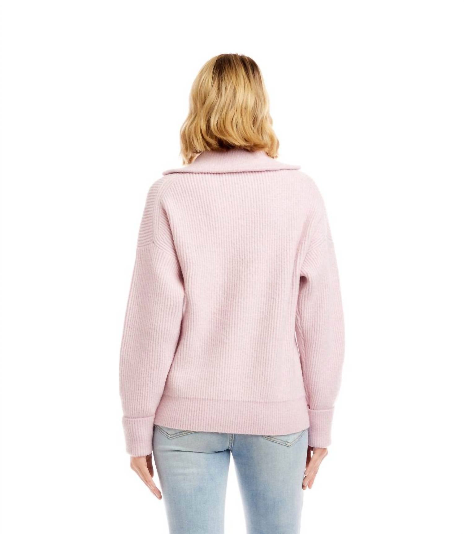 Karen Kane - Hollis Half Zip Sweater