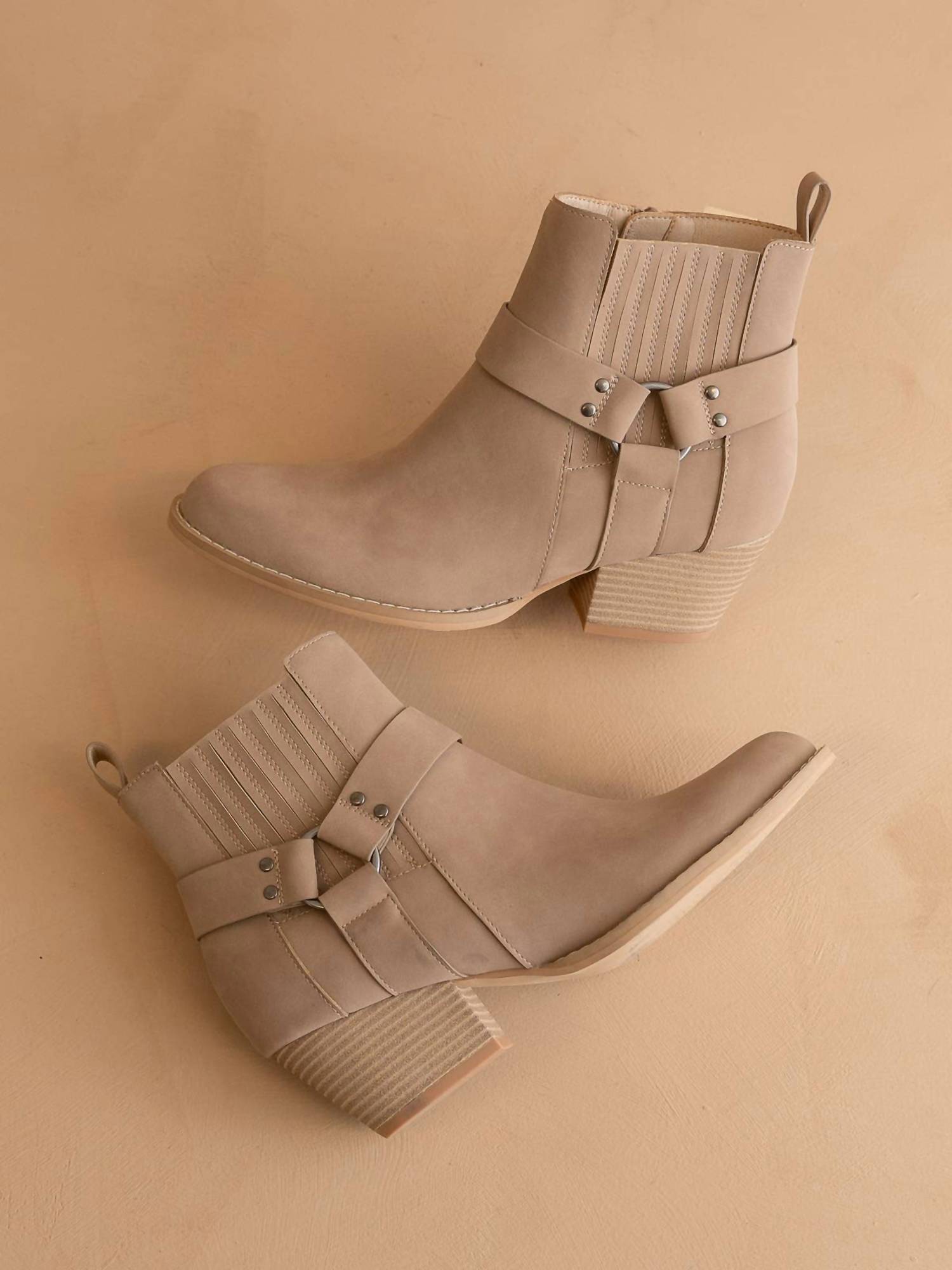 Oasis Society - Women's Caleb Paneled Moto Bootie