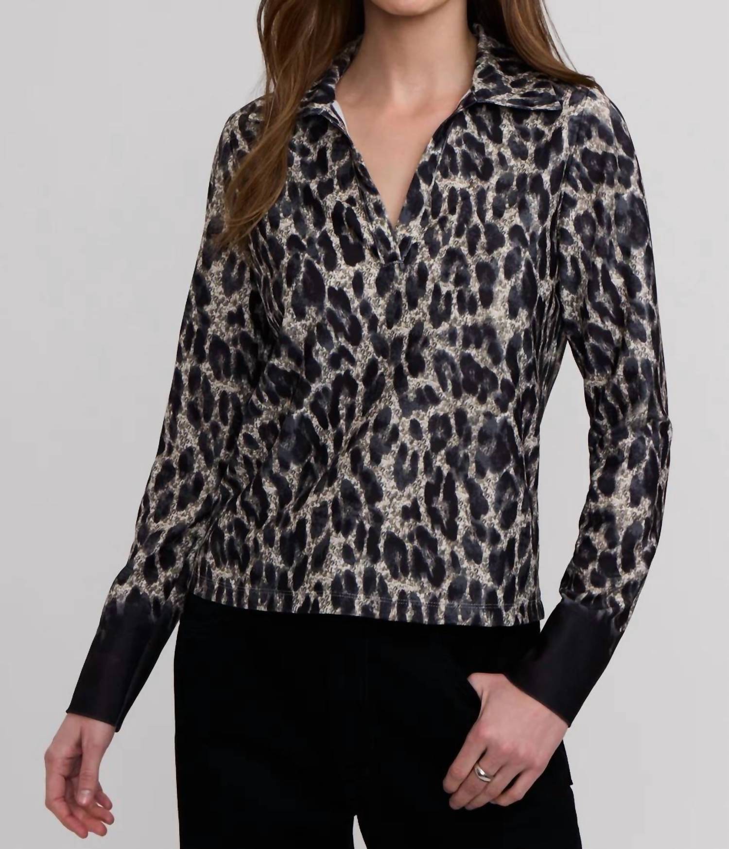 Foxcroft - Cheetah Print Blouse
