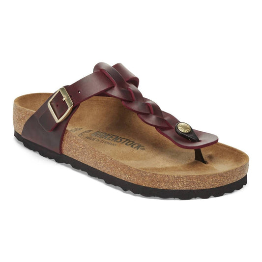 Birkenstock - Women's Gizeh Braided Oiled Leather Sandals