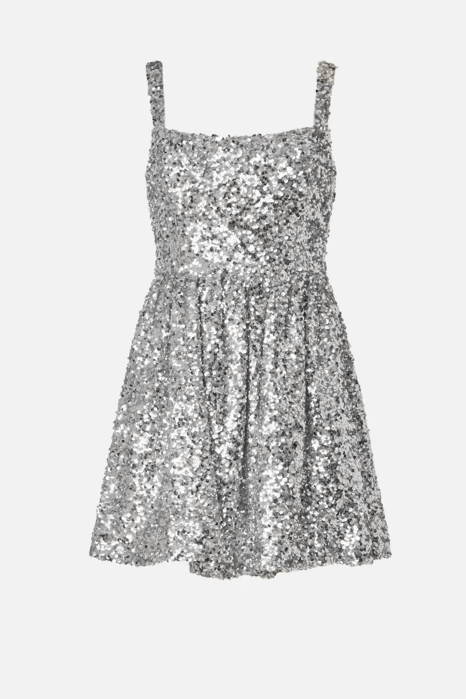 SACHIN & BABI Quinn Sequin Mini Dress in silver - women's dress - view 5