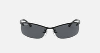 Ray Ban - Rectangle Polarized Sunglasses Rb3183 - 002 - 81