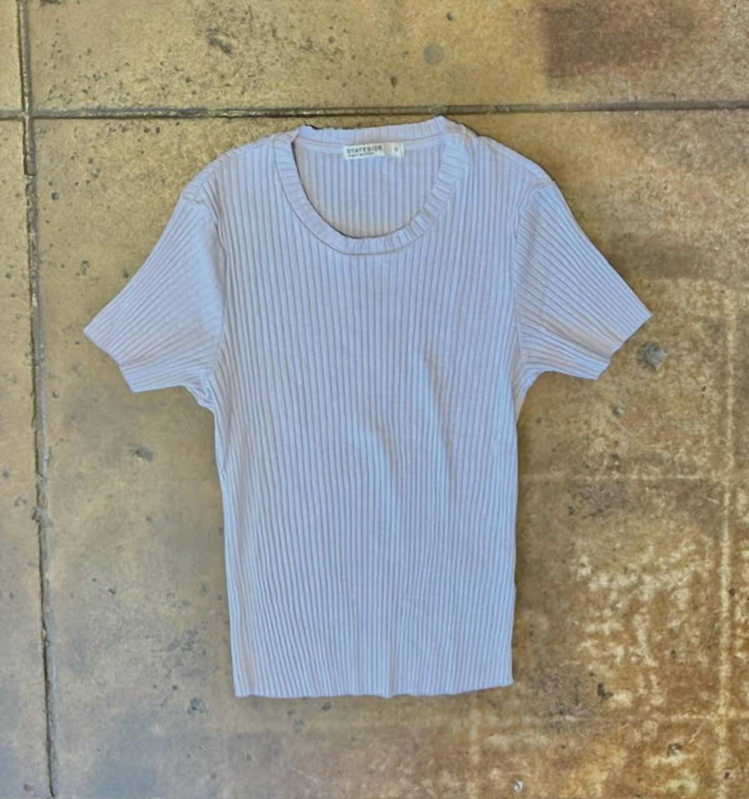 Stateside - Women's Poorboy Rib Baby Tee