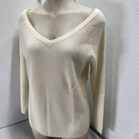 State Cashmere - Off-shoulder V-neck Sweater