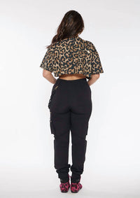 Circular Path - Necklace Crop T-shirt