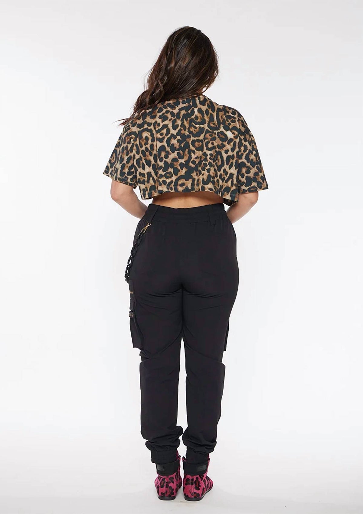 Circular Path - Necklace Crop T-shirt