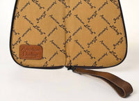 American Darling - Women's Full Hand-tooled Leather Pistol Case With Floral Carving