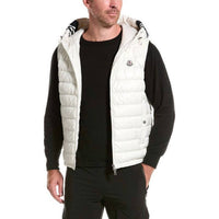 Moncler Down Vest in white - men's jacket