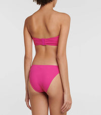 ERES Fripon Duni Bikini Top in laurier rose - women's swimwear - detail view