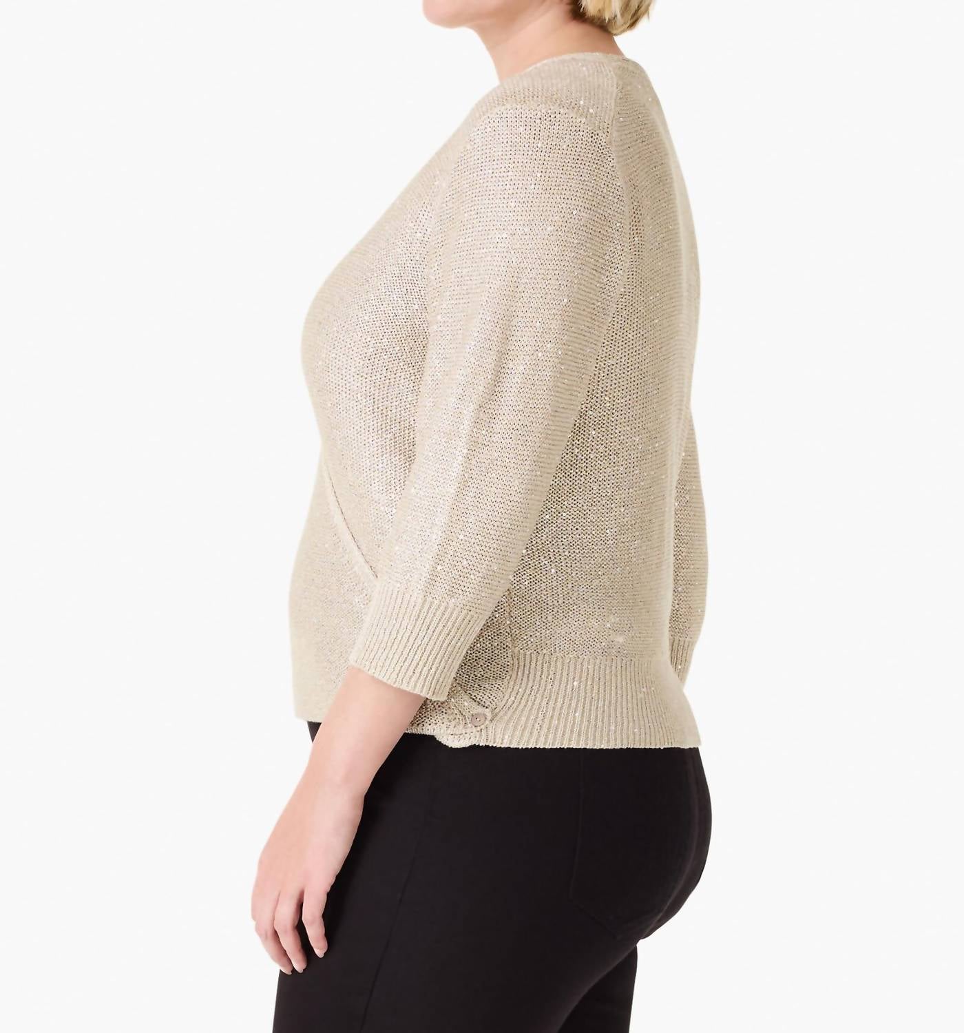 Nic + Zoe - SUBTLE SPARKLE 4-WAY CARDIGAN