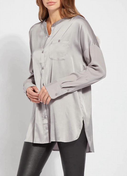 Ecovero Stretch Satin Shirt