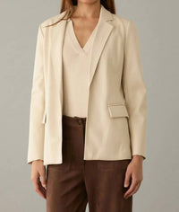 Skies Are Blue - Grace Open Front Blazer
