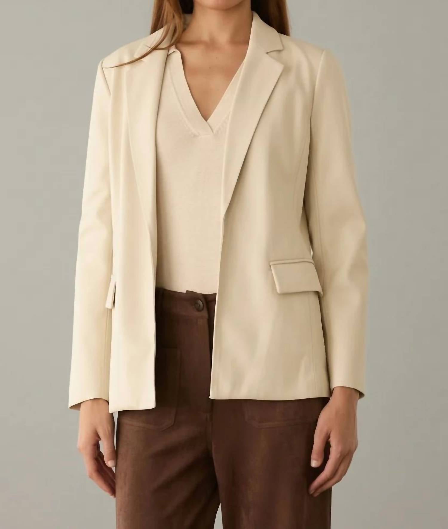 Skies Are Blue - Grace Open Front Blazer