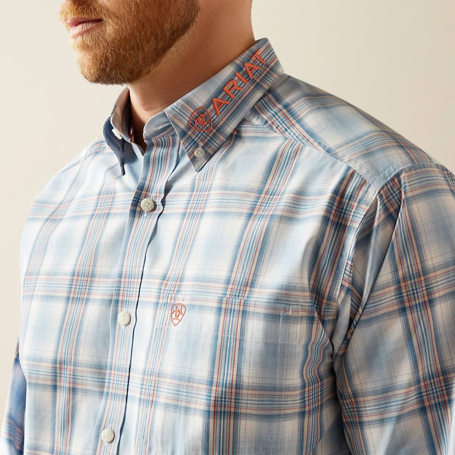 Ariat - Team Logo Pro Series Plaid Button Shirt
