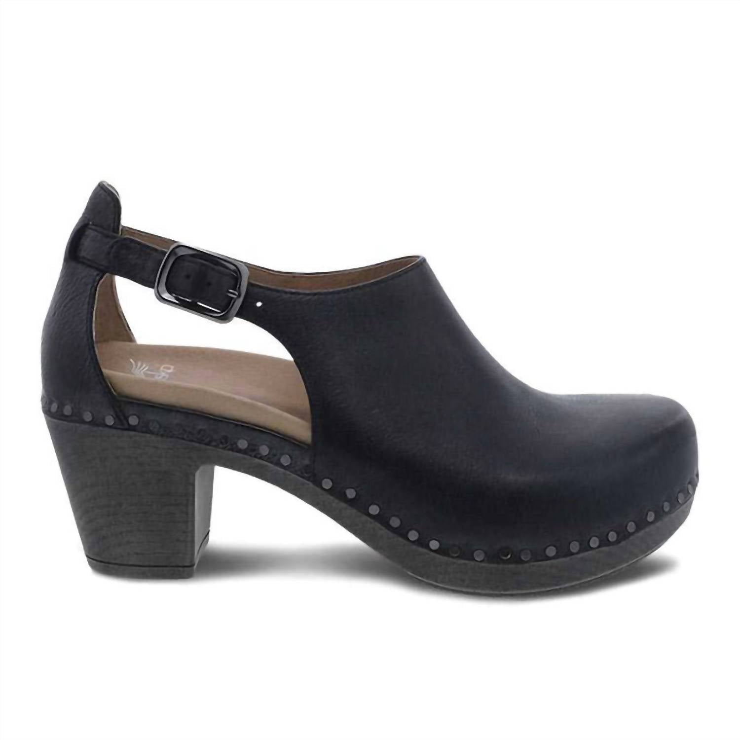 Dansko - Women's Sassy Leather Heeled Clogs
