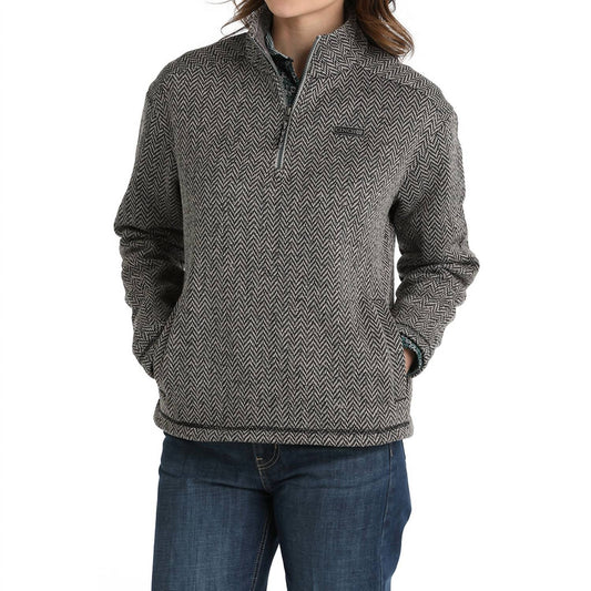 Cinch - Herringbone Sweater Knit Pullover