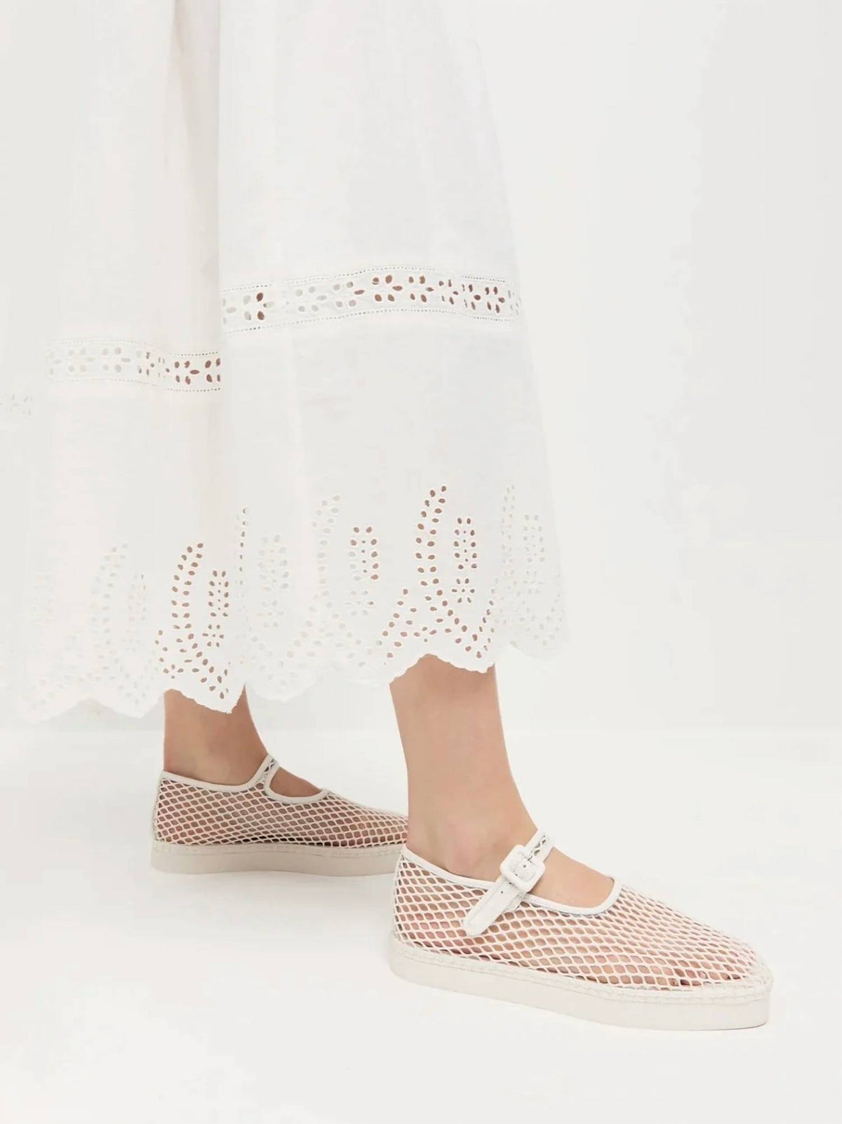 Loeffler Randall - Women's Rita Netted Mary Jane Flatform