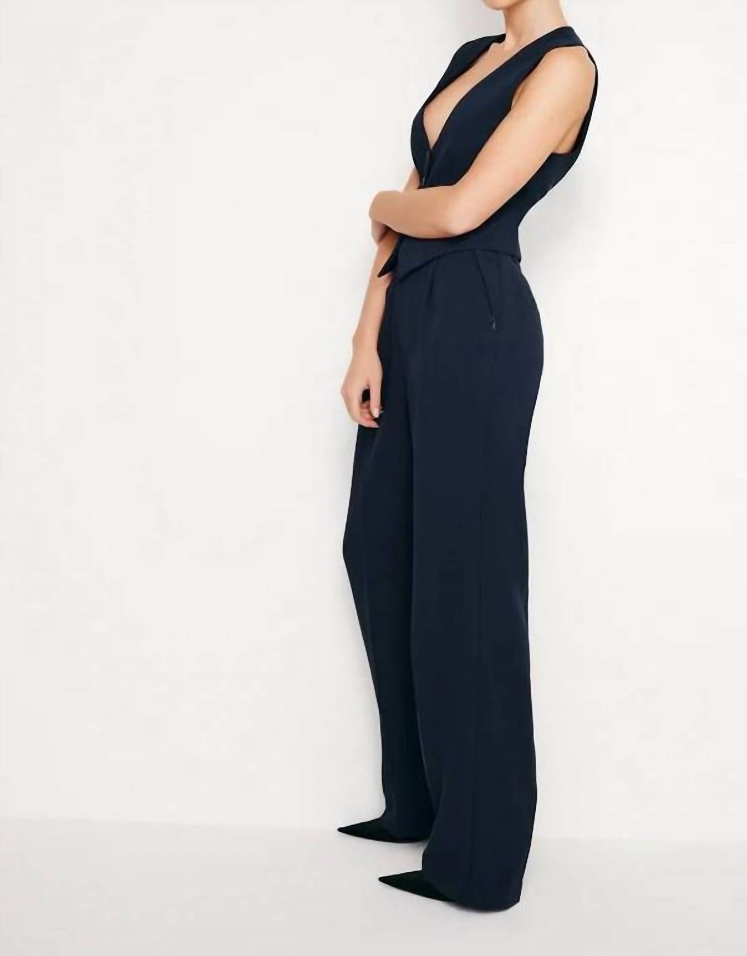 Good American - Luxe Suiting Column Trouser