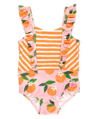 Rufflebutts - Kids You The Sweetest Pinafore One Piece Swimsuit