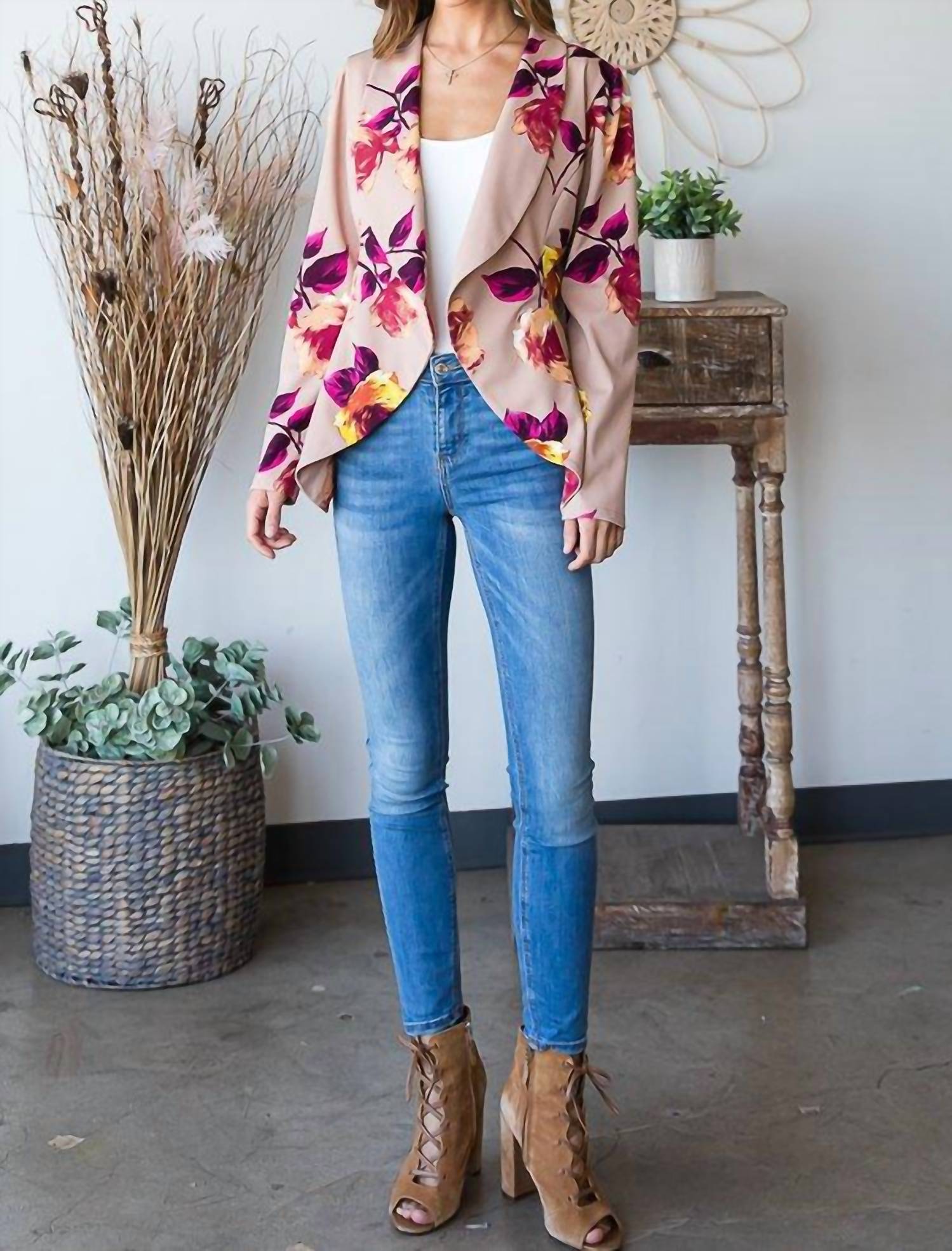 Heimish Usa - Stretchy Figure Flattering Blazer