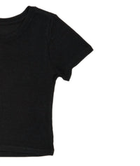 Katie J NYC Girl's Livi Tee in black 1 - kids' t-shirt - alternate view
