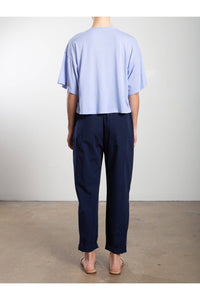 Pharaoh Claire Cotton Twill Pant in midnight - women's pants - alternate view
