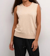 Kaffe - Kalizza Round Neck Sleeveless Pullover
