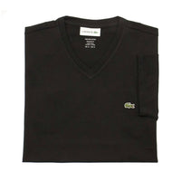 Lacoste - Men's Standard Short Sleeve Pima V-neck Tee