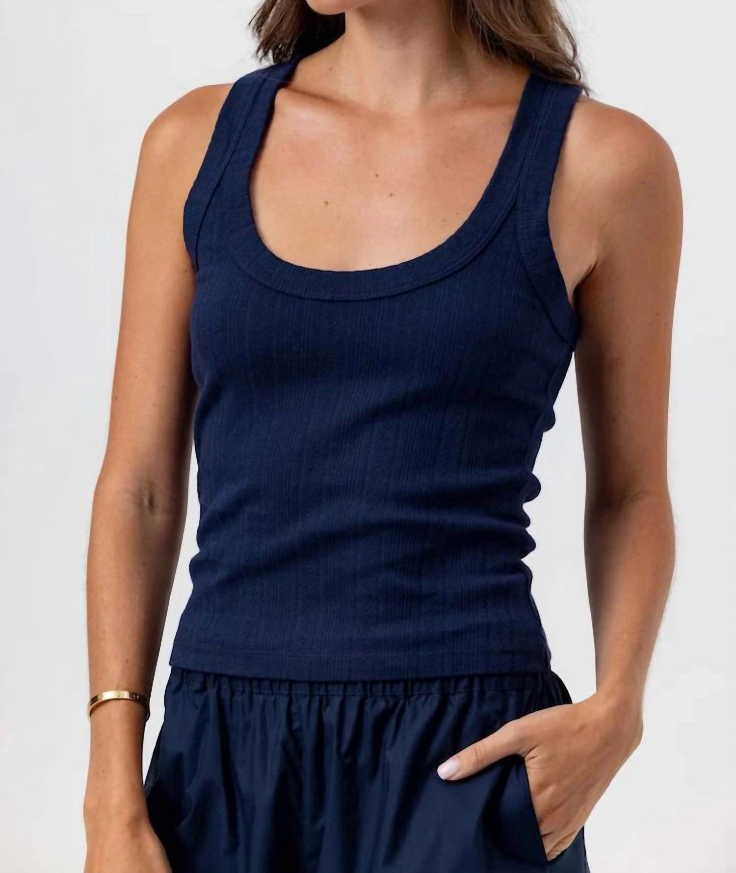Sundays - Pointelle Danny Tank Top