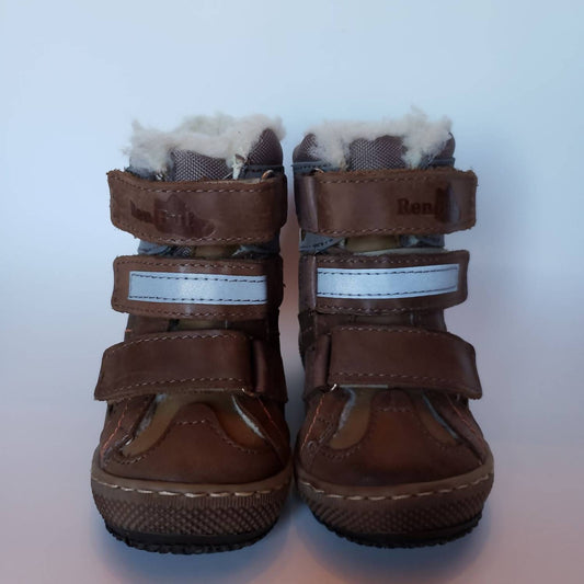 Renbut Shoes - Kid's Velcro Triple Strap Snow Boots