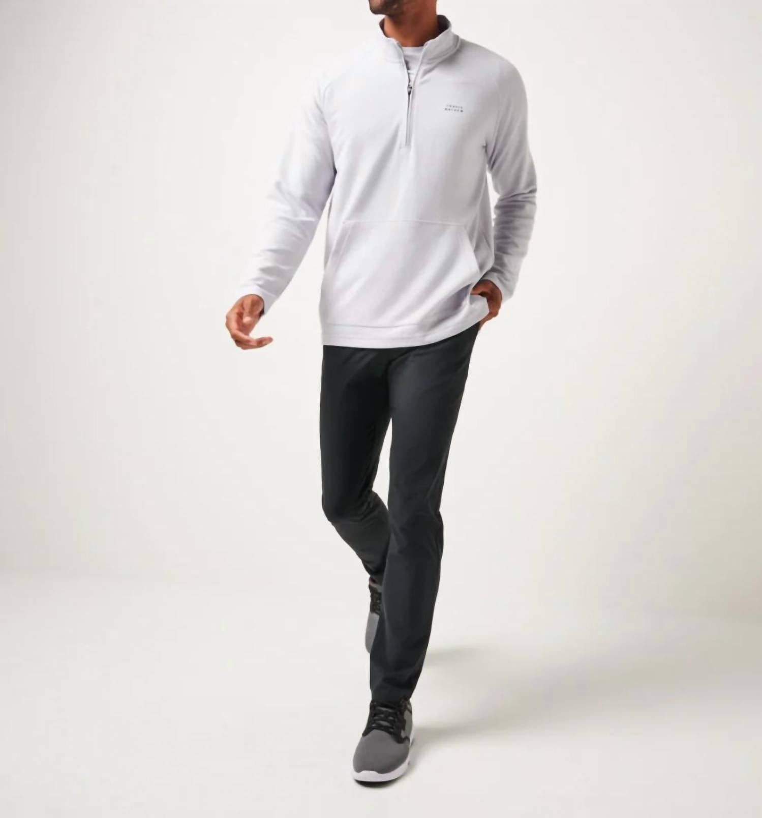 Travismathew - Performance Waffle Quarter Zip Pullover