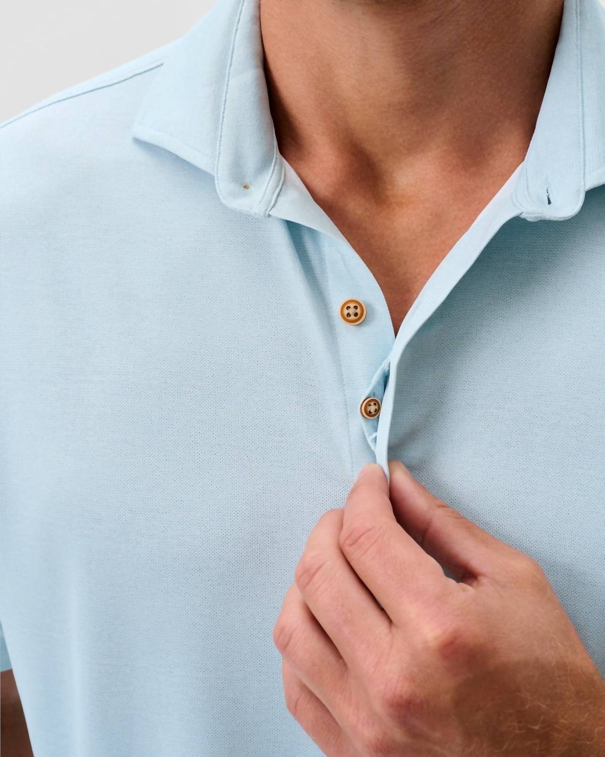 Johnnie-O - Breck Printed Solid Knit Shirt