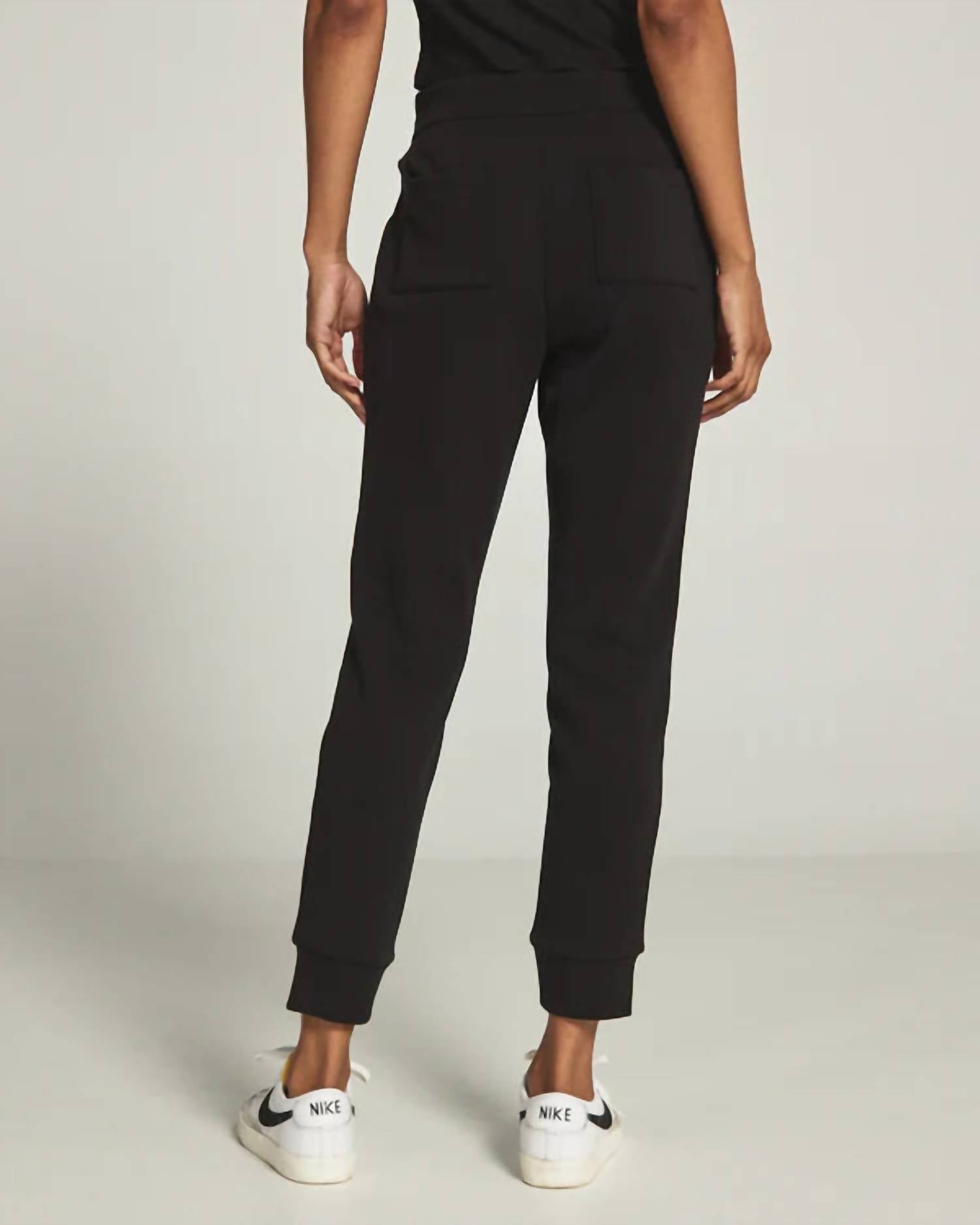 7Diamonds Rev Slim Fit Jogger - Plus in onyx - women's pants - detail view