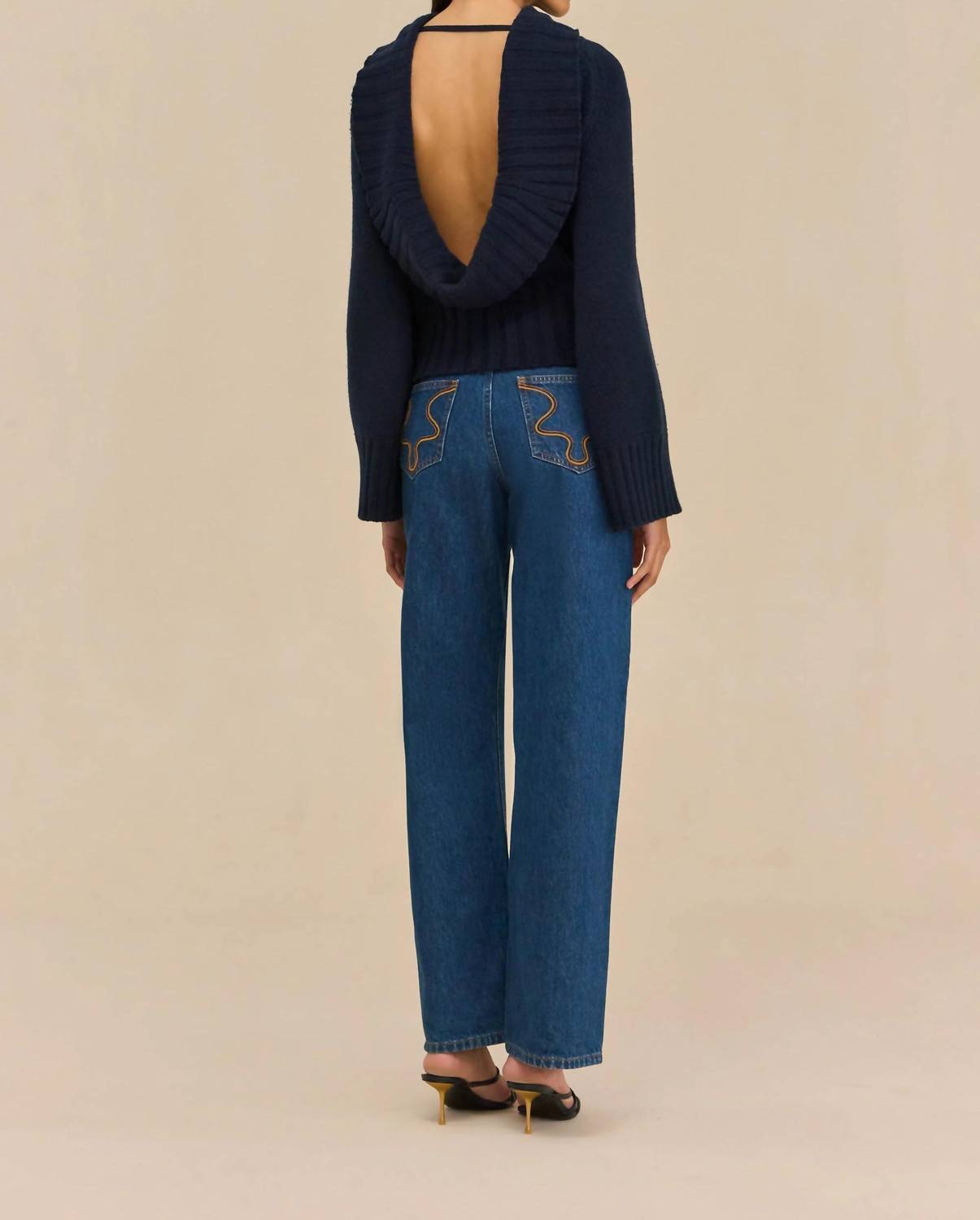 Cult Gaia - Milika Mock Neck Sweater