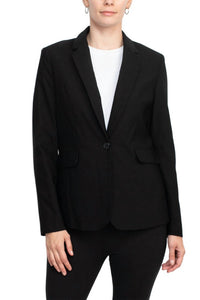 Zac & Rachel - Notched Collar Scuba Crepe Blazer