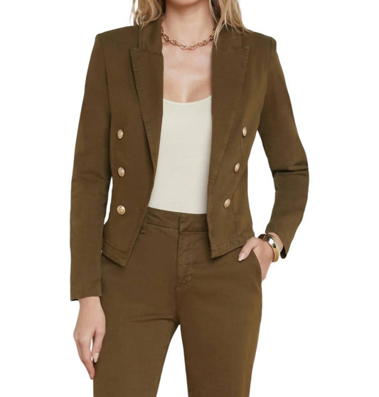 L'Agence - Wayne Crop Double Breast Jacket