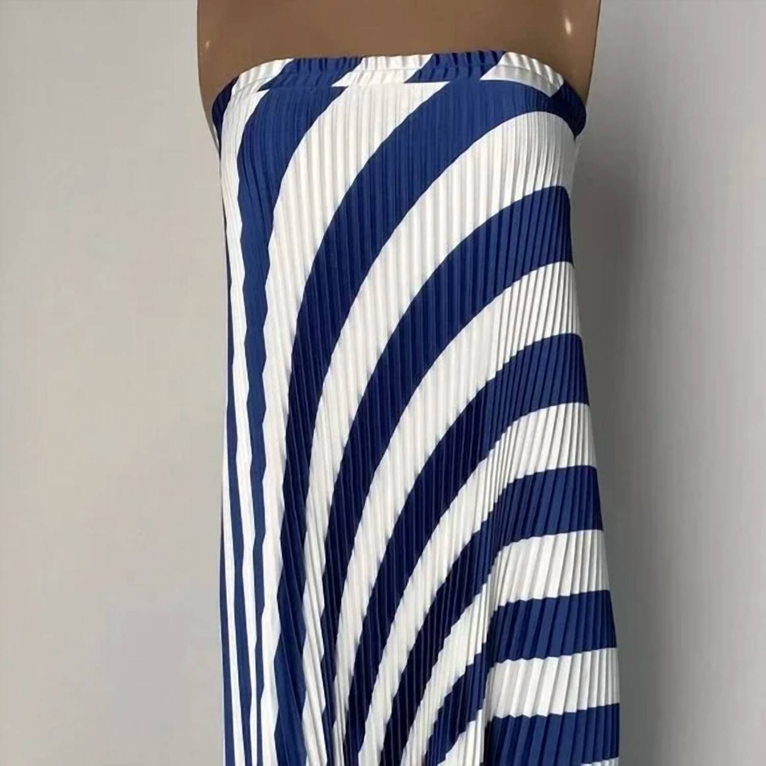 L'Idee - Women's Palma Strapless Pleated Maxi Dress