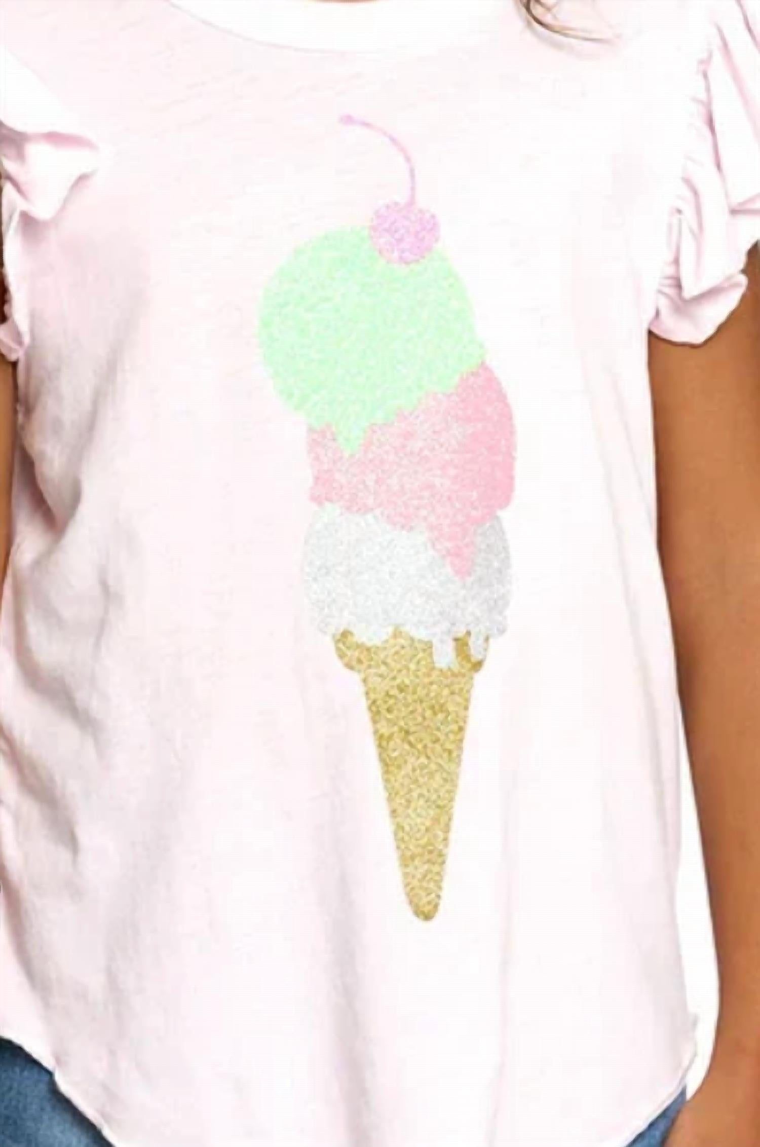 Chaser - Ice Cream Glitter Cone Tee