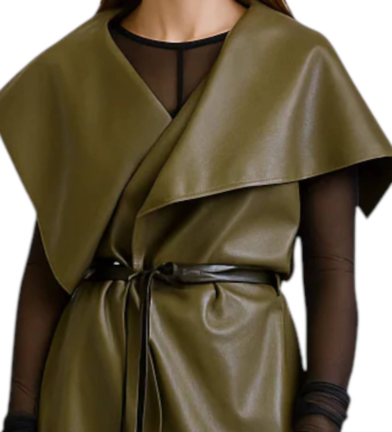 Simply Mila - Uneven Sleeveless Coat