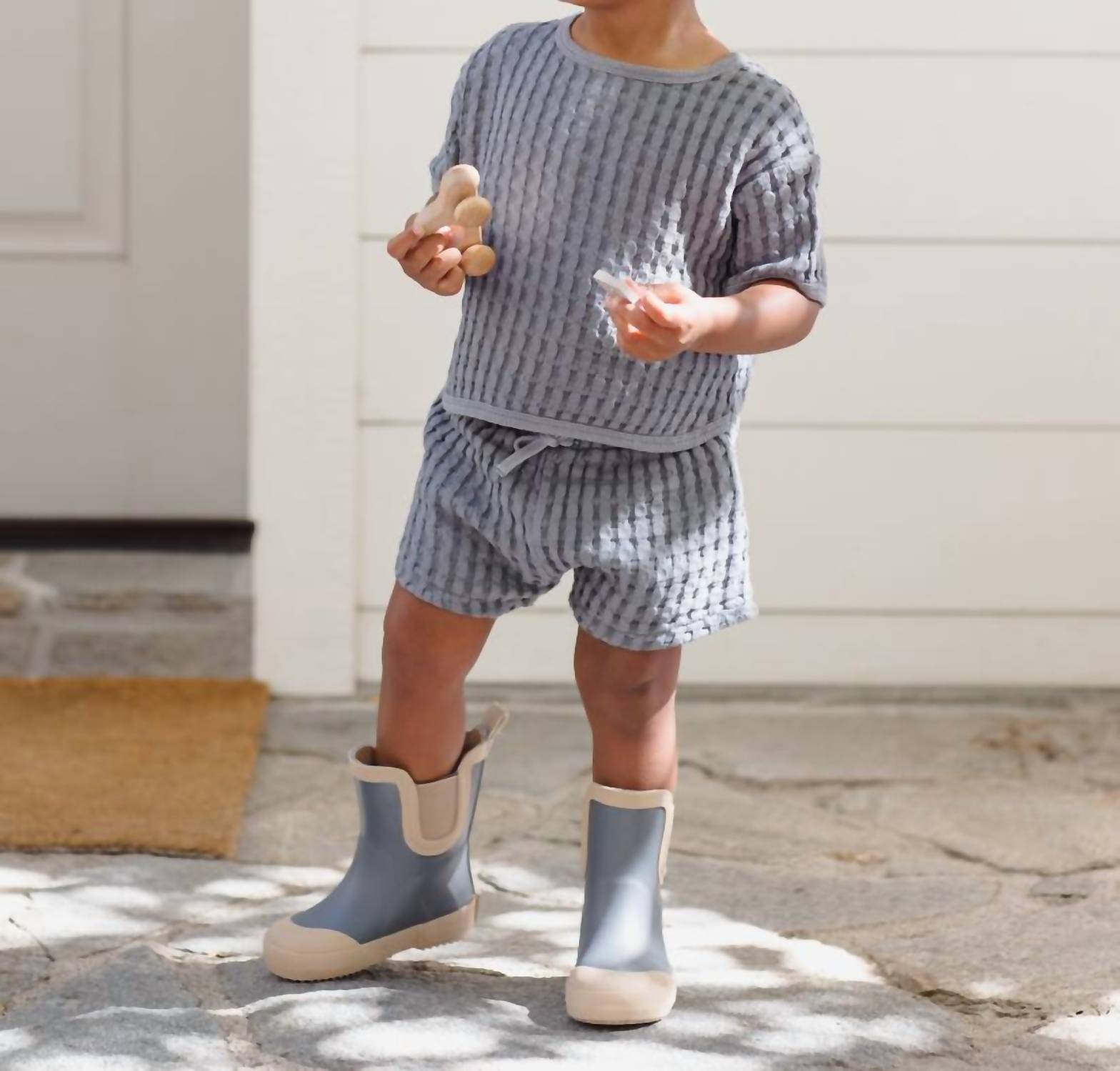 Quincy Mae - Jayden Short Sleeve Tee And Short Set