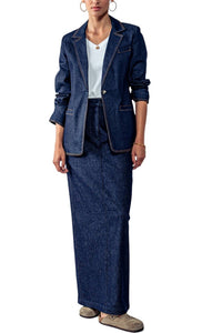 Trend:Notes - Stitch Denim Blazer