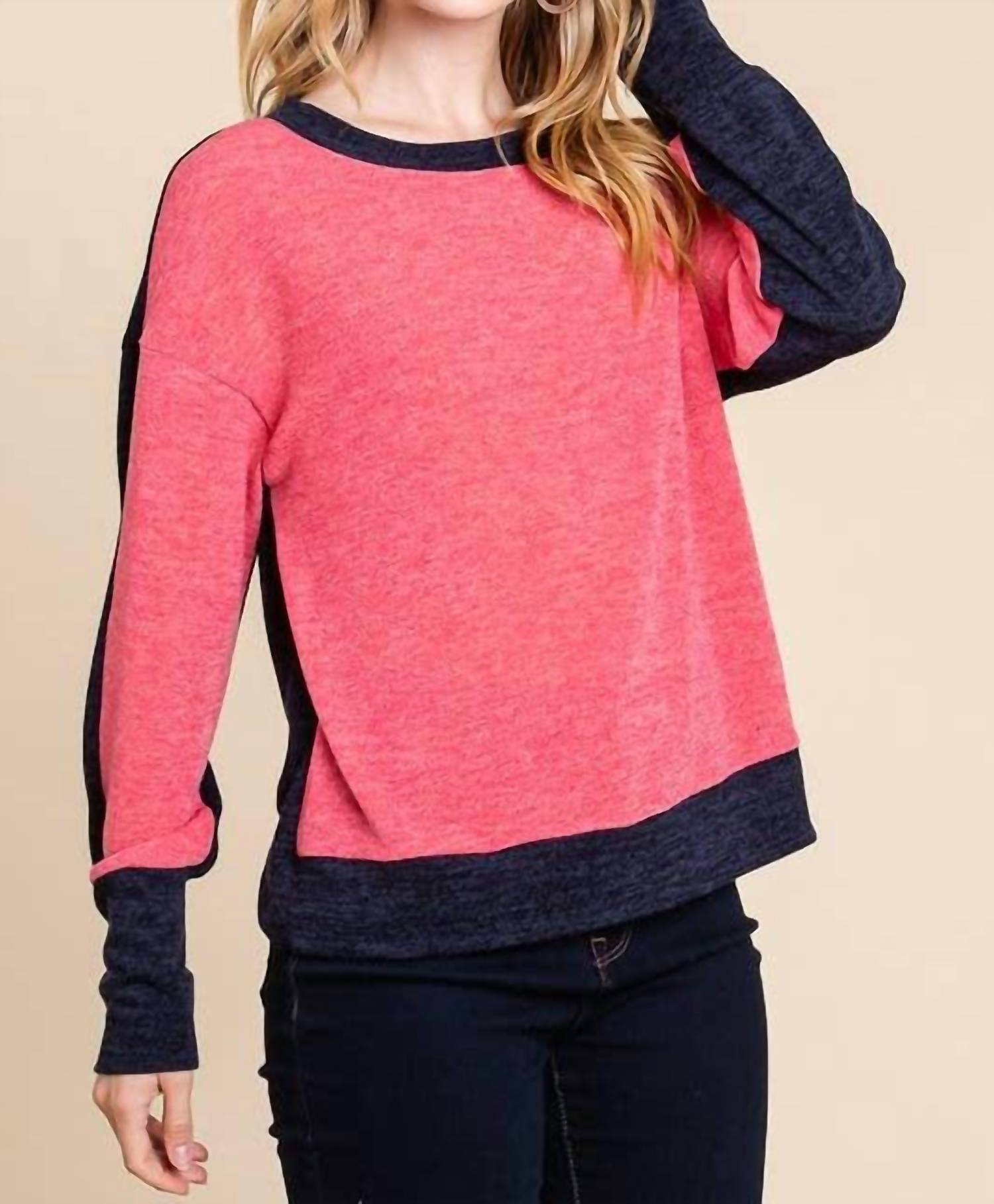 Emerald Collection - Solid Color Block Top - Plus