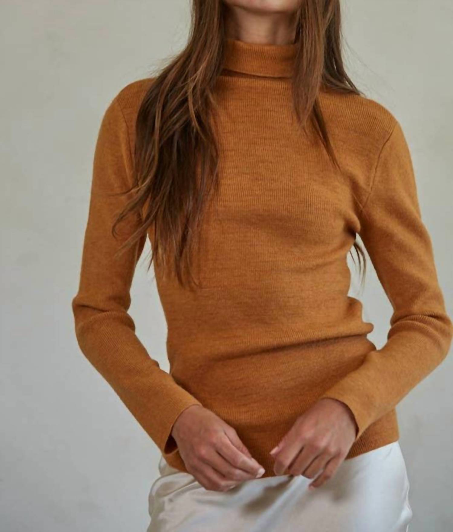 By Together - Knit Sweater Turtle Neck Top