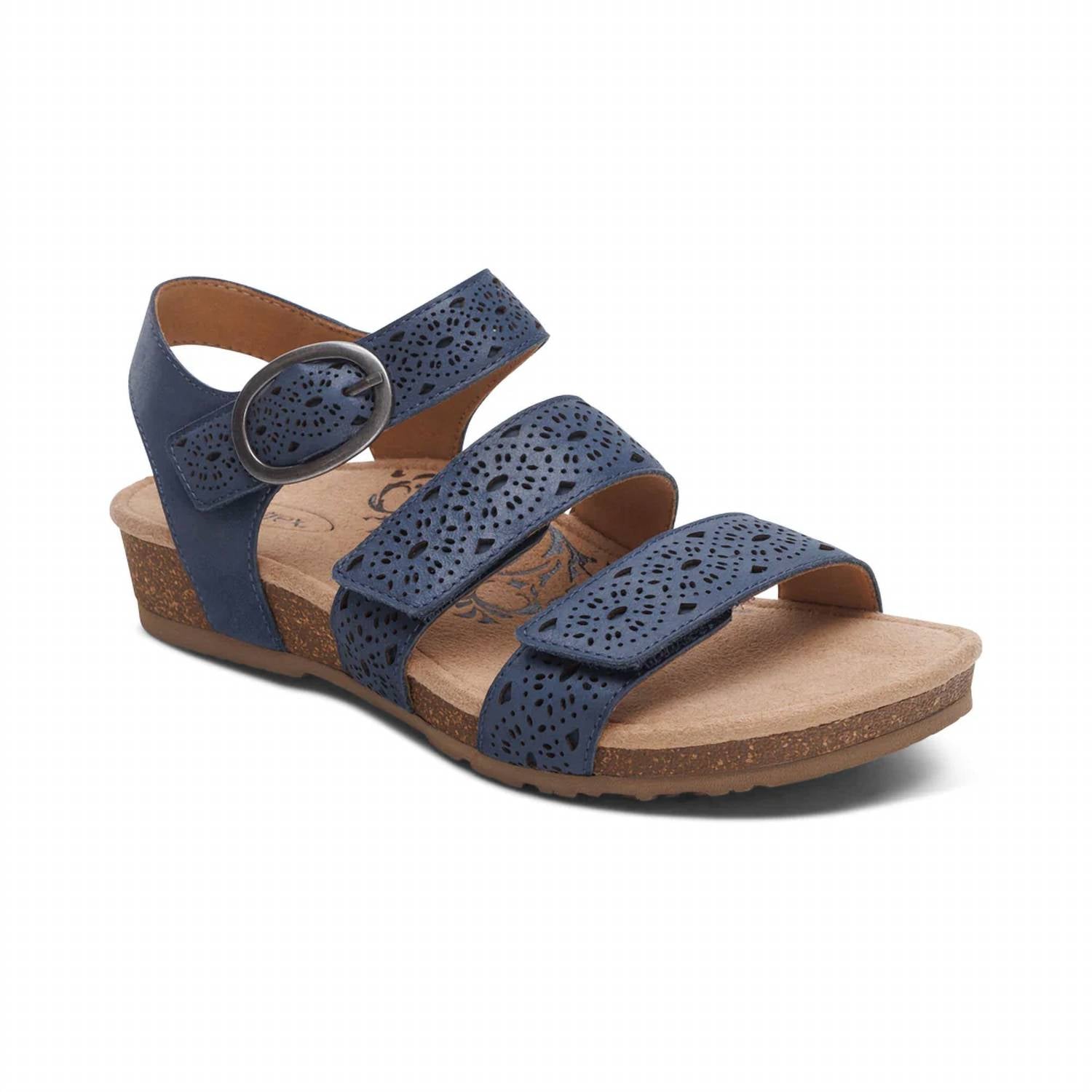 Aetrex - Women's Lilly Adjustable Quarter Strap Sandal