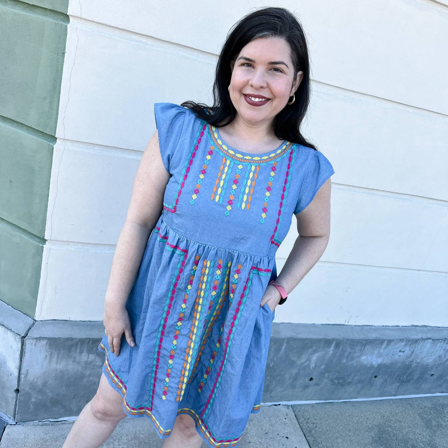 Andree By Unit - Denim Babydoll Dress