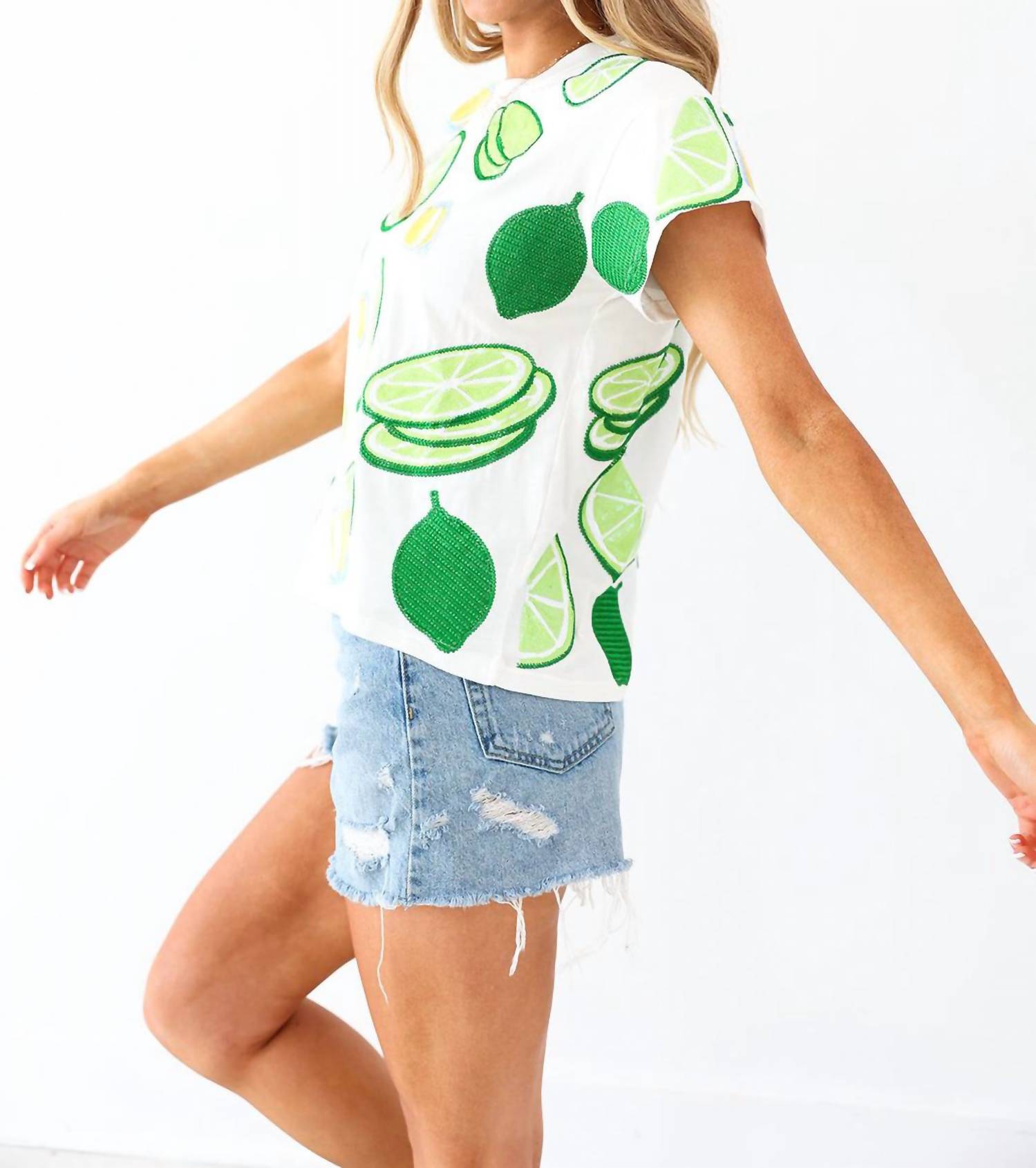 Queen Of Sparkles - Lime Tequila Shot Tee